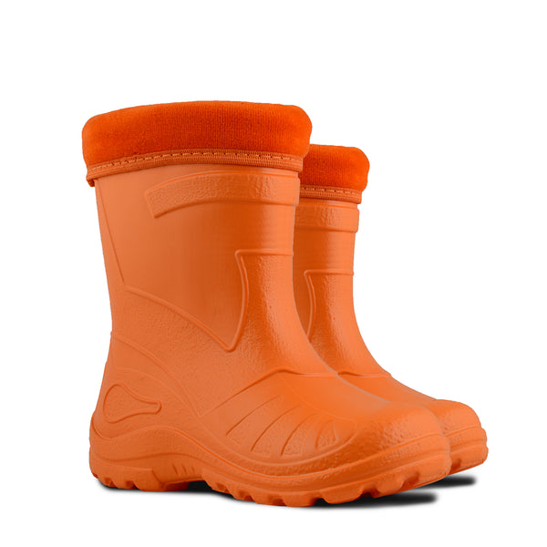 Kids Otter Gumboot - Orange (sizes 26 - 34 only)