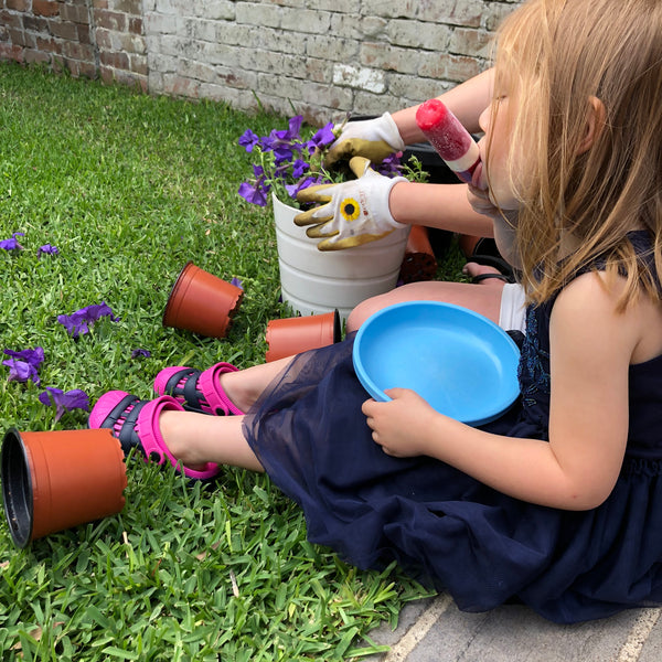 Kids Lightweight Sandals - Pink/Navy (size 27 left only)