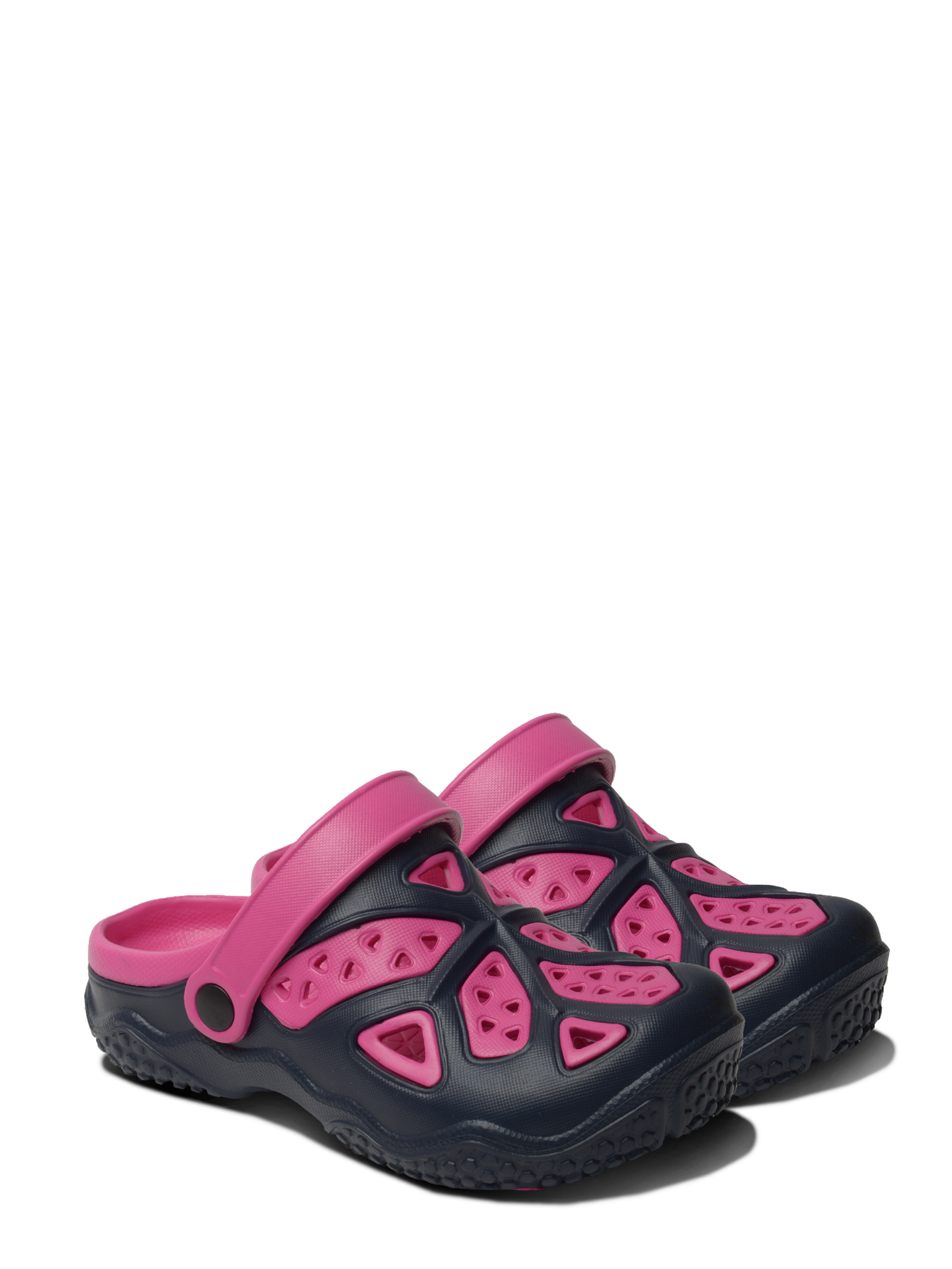 Kids Lightweight Clogs - Pink/Navy (sizes 33 & 34 only)