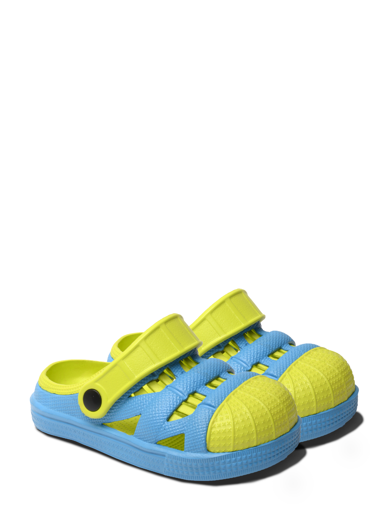 Kids Lightweight Sandals - Blue/Lime [size 29 only]