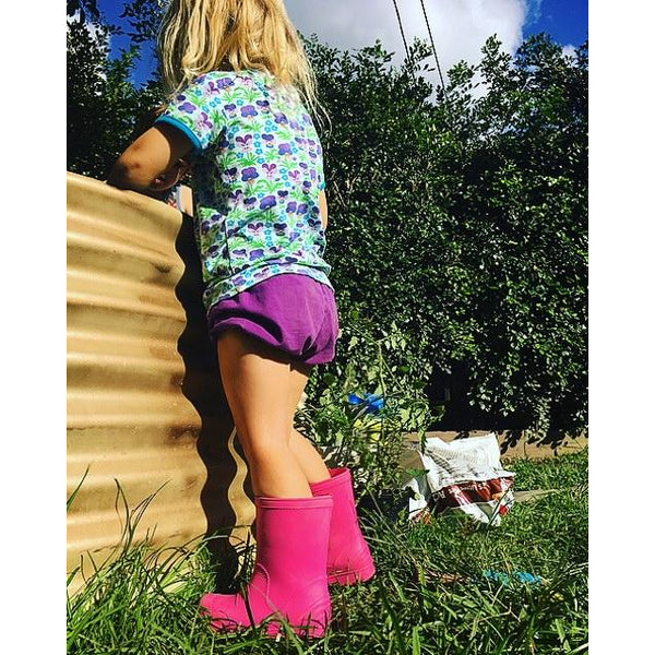 Demar Kids Dino Gumboot - pink